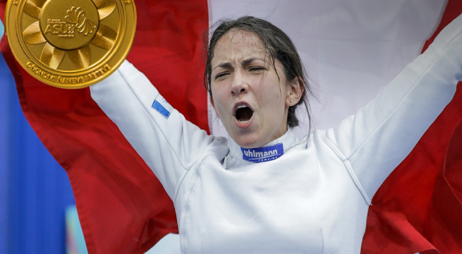 Juegos Suramericanos: María Luisa Doig consigue el oro en esgrima