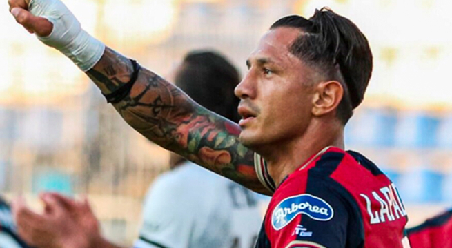 ¡Gol peruano! Lapadula anotó en el empate de Cagliari ante Reggina