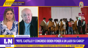 Pedro Barreto: “El presidente y el Congreso deben poner a un lado sus cargos”