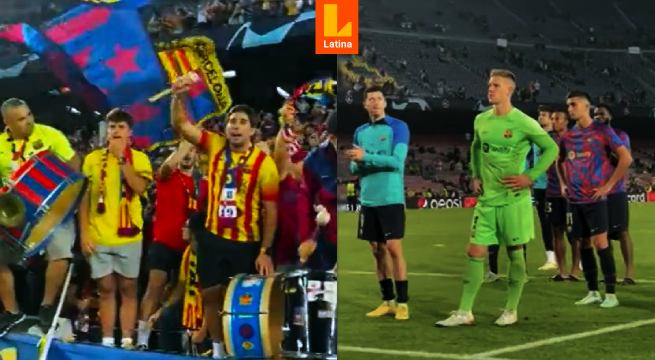 Hinchas ovacionaron al Barcelona tras quedar eliminados de la Champions League