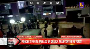 Elecciones 2022: Rondero muere baleado tras conteo de votos en La Libertad