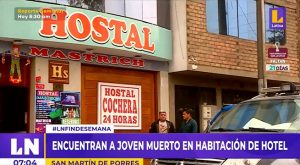 Los Olivos: hallan muerto a joven de 21 años en habitación de hostal