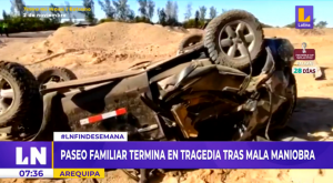 Arequipa: cuatro miembros de una familia mueren en accidente de tránsito