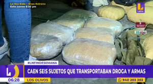 Los Olivos: caen seis sujetos que transportaban droga y armas