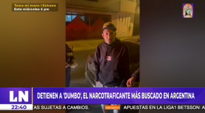 Detienen en SJL a ‘Dumbo’, el narcotraficante más buscado de Argentina