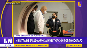 Ministra de Salud anuncia investigación por tomógrafos en hospitales públicos