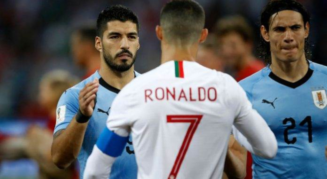 Portugal vs.Uruguay y el útimo baile de Luis Suarez y Cristiano Ronaldo