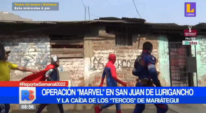 Operación Marvel: PNP se disfrazan de superhéroes para capturar a comercializadores de droga