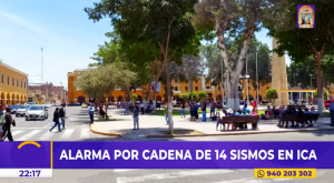 Sismos en Ica: alarma por cadena de 14 temblores en la región