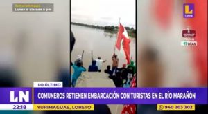 Yurimaguas: Al menos 150 turistas son retenidos por comuneros de Cuninico