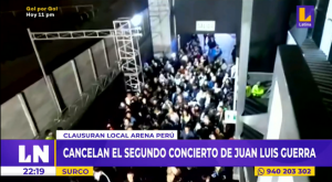 Juan Luis Guerra: cancelan concierto por exceso de aforo de más de 5 mil personas en primera fecha