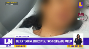 Chosica: mujer termina en hospital tras golpiza de pareja