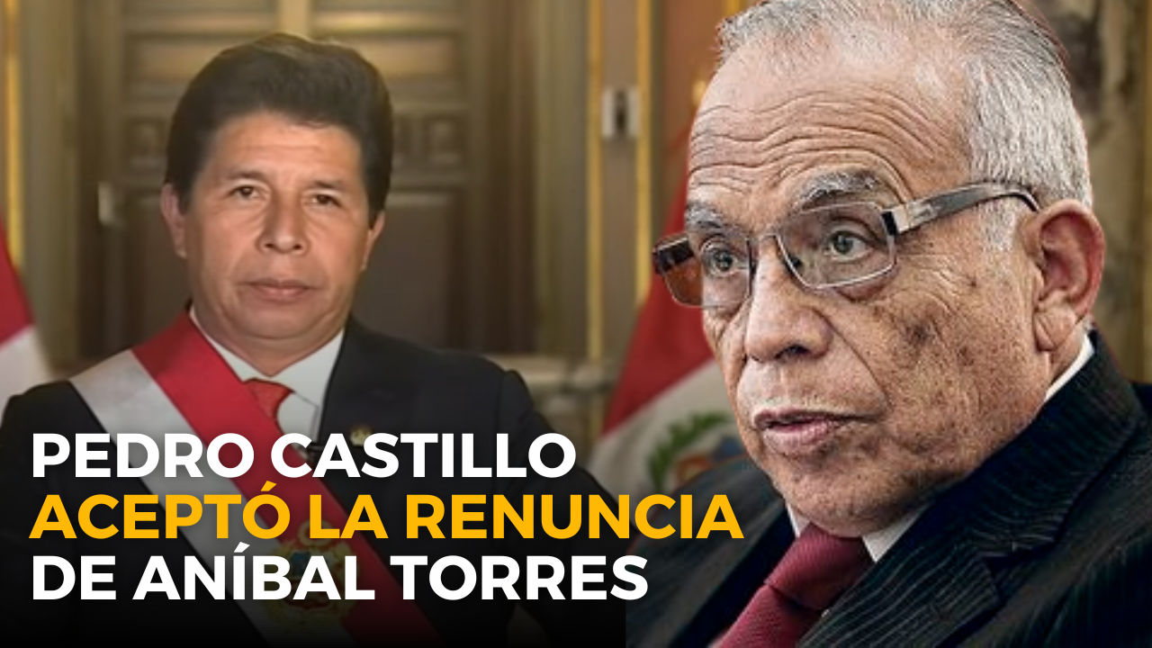 Mensaje a la Nación: Pedro Castillo aceptó la renuncia de Aníbal Torres