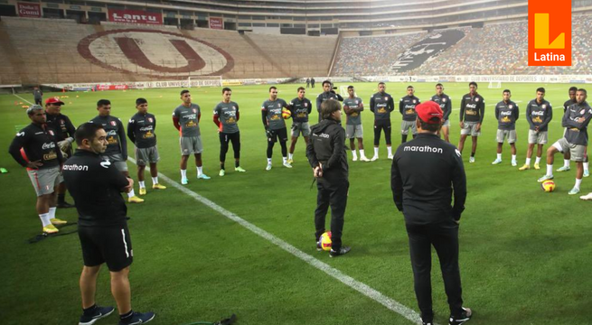 Selección Peruana: entrenamiento a un día del encuentro ante Paraguay