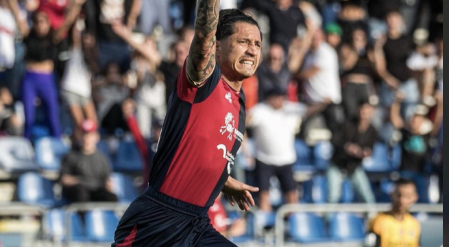 Gol peruano: Lapadula anotó en el empate de Cagliari por Serie B