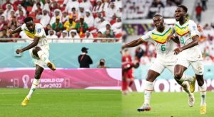 Abrió la cuenta: Boulaye Dia anotó el 1-0 de Senegal ante Qatar
