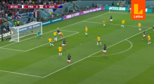 ¡Gol de Kylian! Francia pone el tercero ante Australia