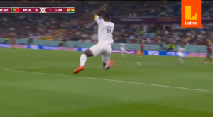 ¡LO CELEBRÓ COMO CRISTIANO! Ghana marcó el segundo gol