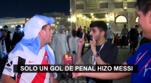 Qatar 2022: Hincha argentino se pelea con Árabe por Messi (VIDEO)