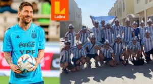 Hinchas entonaron cánticos previo al debut de Argentina en Qatar 2022