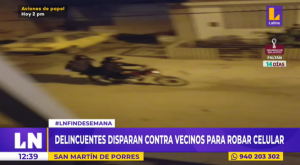 SMP: delincuentes disparan contra hombre para robarle sus pertenencias