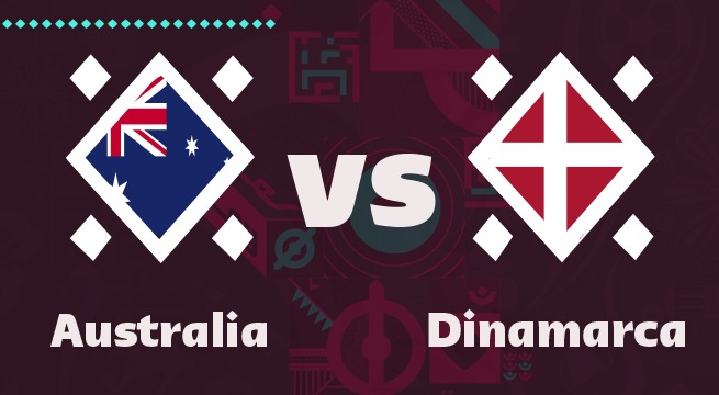 Australia y Dinamarca integran el Grupo D en el Mundial Qatar 2022.