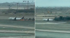 Aeropuerto Jorge Chávez: avión de Latam colisionó contra camión de bomberos