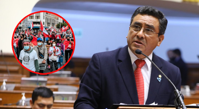 Ministro Willy Huerta afirma que durante la marcha del 5N hubo violencia contra la PNP