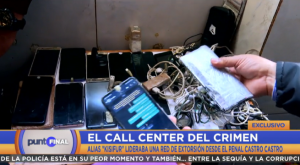 Call center del crimen: reo lideraba red de extorsión a comerciantes desde el Penal Castro Castro