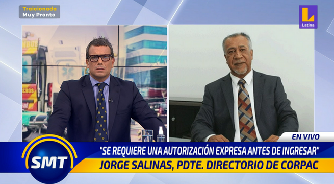 Jorge Salinas sobre ingreso de bomberos: «Se requiere una autorización expresa»