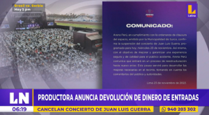 Cancelan concierto de Juan Luis Guerra: productora anuncia devolución de dinero