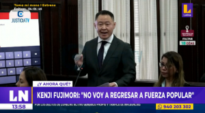 Kenji Fujimori anuncia que no regresará a Fuerza Popular: “No quiero saber nada de política”