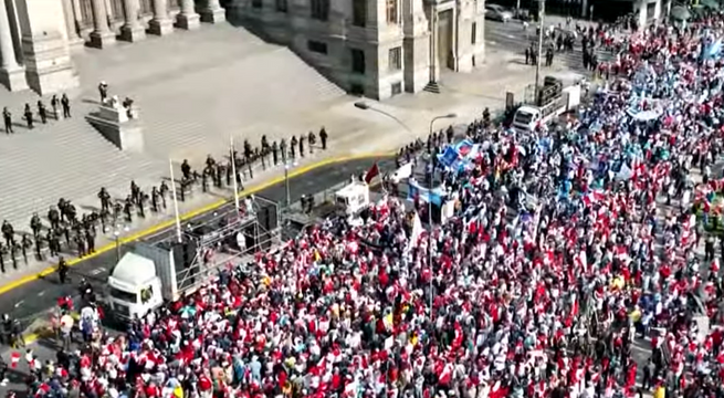 Marcha contra Pedro Castillo: miles de ciudadanos se movilizaron pidiendo renuncia del mandatario