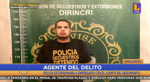 Agente del delito: policía extorsionaba a empresario con el cuento del seguimiento