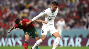 Cómo va el partido de Portugal y Uruguay: conoce quién va ganando