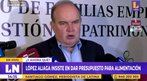 Rafael López Aliaga insiste en dar presupuesto de la comuna limeña para alimentación