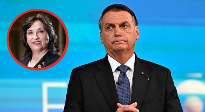 Gobierno de Jair Bolsonaro muestra respaldo a la presidenta Dina Boluarte