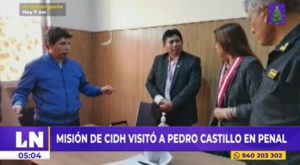 Pedro Castillo: Comisión Interamericana de Derechos Humanos visitó al expresidente en la Diroes