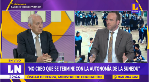 Ministro de Educación sobre SUNEDU: «No debemos apoyarla como si fuera una revelación divina»