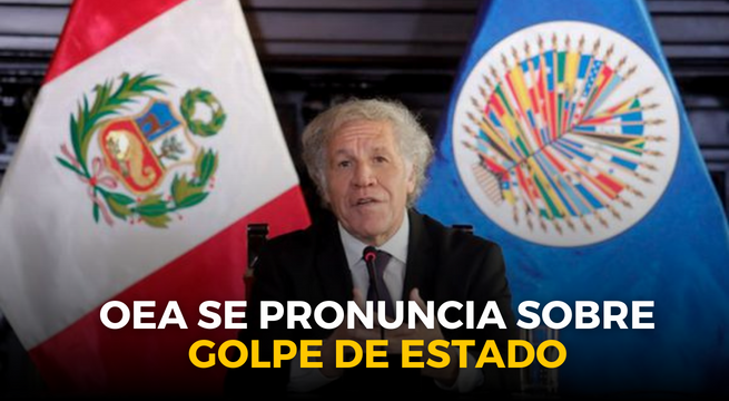 OEA se pronuncia sobre el golpe de Estado generado por Pedro Castillo