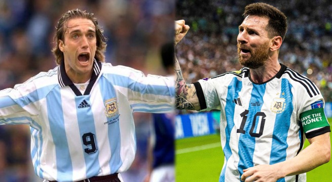 Va por el récord: Messi a un gol de igualar a Batistuta como el máximo artillero de Argentina en los mundiales