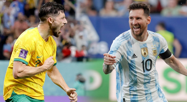 ⚽ Latina TV: Link para ver online el Argentina vs Australia en vivo