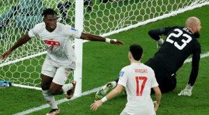 ¡Cayó el empate! Embolo anotó el 2-2 en el duelo entre Suiza y Serbia