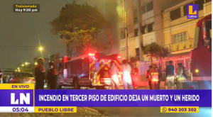 Pueblo Libre: incendio deja un muerto y un herido