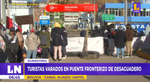 Protestas en Perú: turistas peruanos no pueden regresar de Bolivia por bloqueos