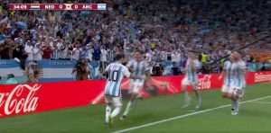 ¡GOL DE ARGENTINA! Nahuel Molina anotó el primero sobre Países Bajos (VIDEO)