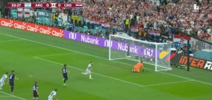 ¡GOL DE ARGENTINA! Lionel Messi anotó el primer tanto del partido sobre Croacia