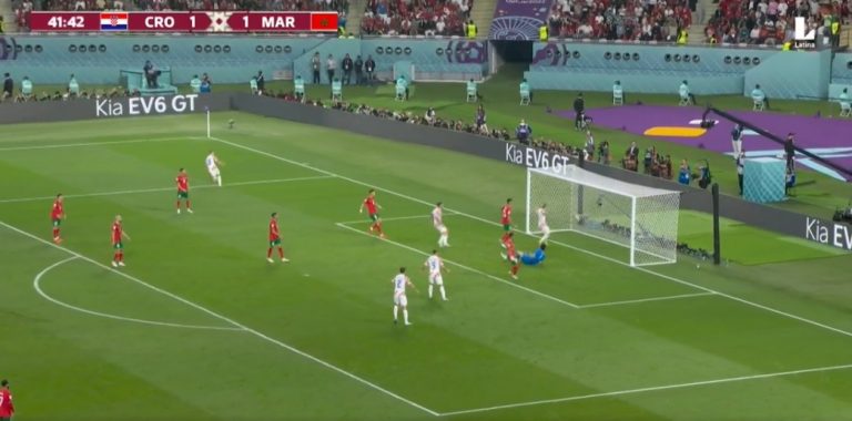 Mislav Oršić anotó un golazo para Croacia sobre Marruecos (VIDEO)