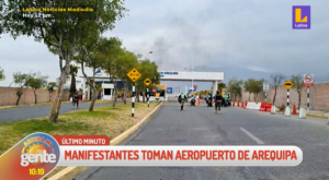 Arequipa: disponen el cierre del Aeropuerto Internacional Alfredo Rodríguez Ballón tras enfrentamientos