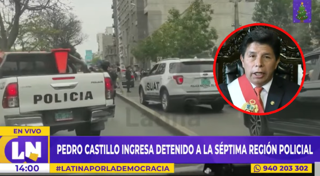 GOLPE DE ESTADO: Pedro Castillo es detenido tras disolver el Congreso